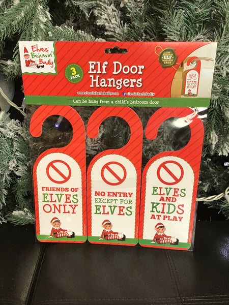 Elf Door Hangers