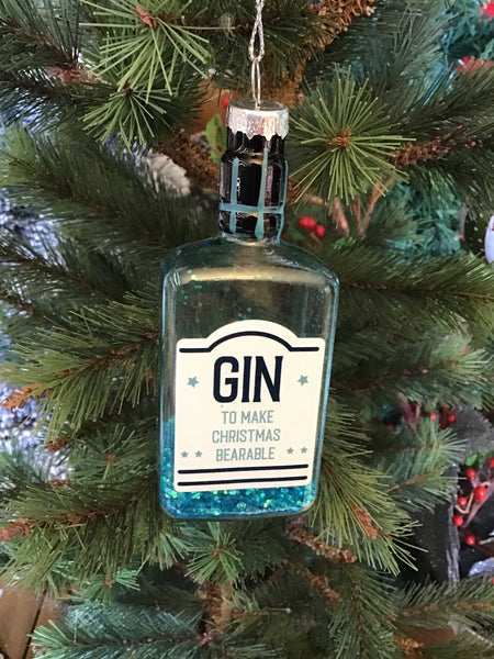 Glass Gin Bottle