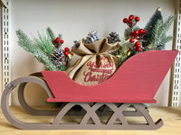 Sleigh with Gift Bag & Tree Light-up