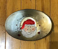 Santa’s Treats Glass Bowl