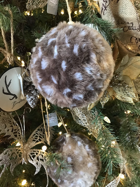 Fawn Faux Fur Ball Hanger