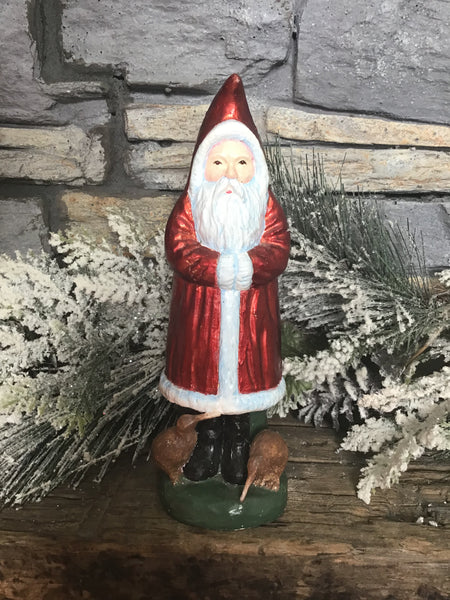 Antique Look Santa with Kiwis