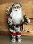 Standing Santa in Tartan