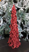 Red Glittery Whimsical Tree 55cmH