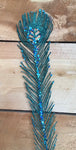 Sequin Peacock Feather