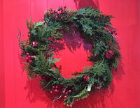 Pine Wreath with Bells