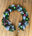 Red/Green Bauble Garland