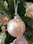 Pink Glass Bauble