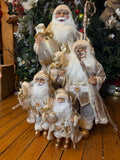 40cm champagne Santa