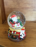 Mini Light up Santa Snowglobe