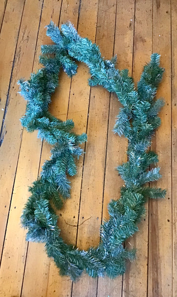 Pine & Glitter Garland 270cmL