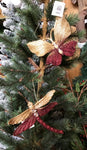 Red and Gold Butterfly/Dragonfly Hanger