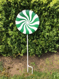 Green candy metal lollipop
