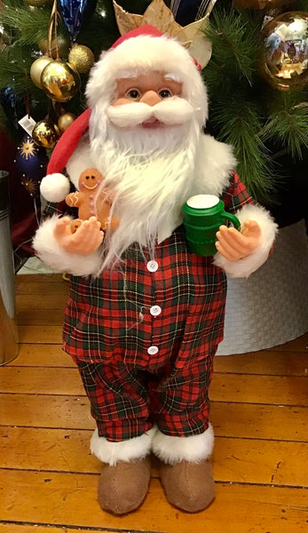 Santa Red Plaid PJs 60cm