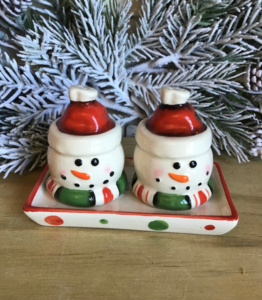 Snowman Salt & Pepper Set