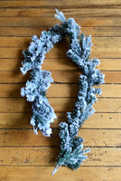 Snowy Mixed Pine Garland