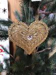 Gold Heart Tree Hanger