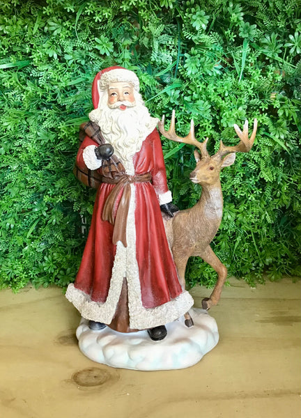 Santa with Reindeer