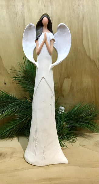 White Praying Angel