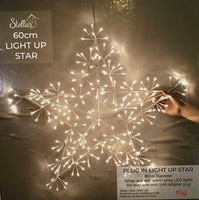 Big Light Up Warm White Star