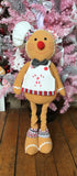 Gingerbread Gabriel white Telescopic Legs