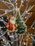 Vintage Santa and Tree