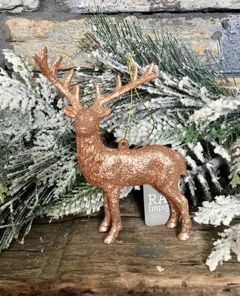 Golden Deer Ornament