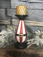 Santa’s Belt Candle Holder