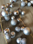 Silver Ball Garland