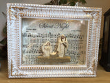 Nativity Scene Picture Frame Snow Globe