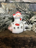Santa or Snowman on Rocket LED