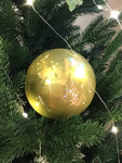 Matt Gold/Champagne Bauble 100mm