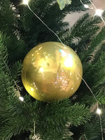 Matt Gold/Champagne Bauble 100mm