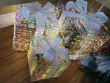 Set of 3 Irridescent LED boxes
