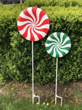 Green candy metal lollipop