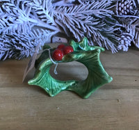 Holly Napkin Holders