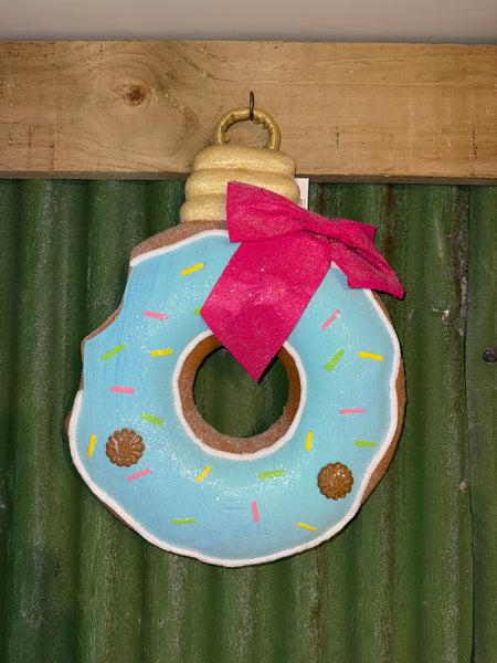 Pastel Blue donut wreath