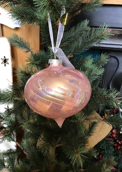 Pink Glass Bauble