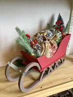 Sleigh with Gift Bag & Tree Light-up