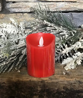 Small Red Candle Battery Operated