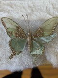 Sage Glitter Butterfly