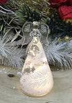 White Feather Cone Angel Light Up