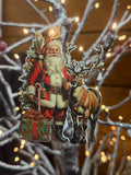 Vintage Santa and Tree