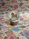 Pastel Gingerbread Rocking Horse snow globe
