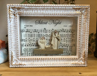 Nativity Scene Picture Frame Snow Globe