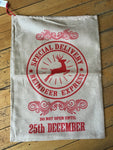 Reindeer Express Santa Sack