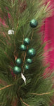 Green Glitter Bauble Spray