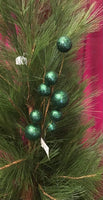 Green Glitter Bauble Spray