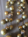 Gold Ball Garland