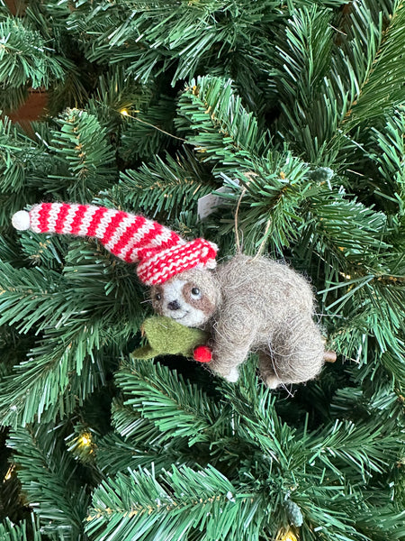 Quirky Felt Sloth